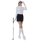 淑女風褶花領長袖衣