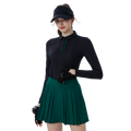 Argyle Jacquard Golf Long-Sleeve Top