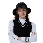 大帽簷女士漁夫帽 (黑)