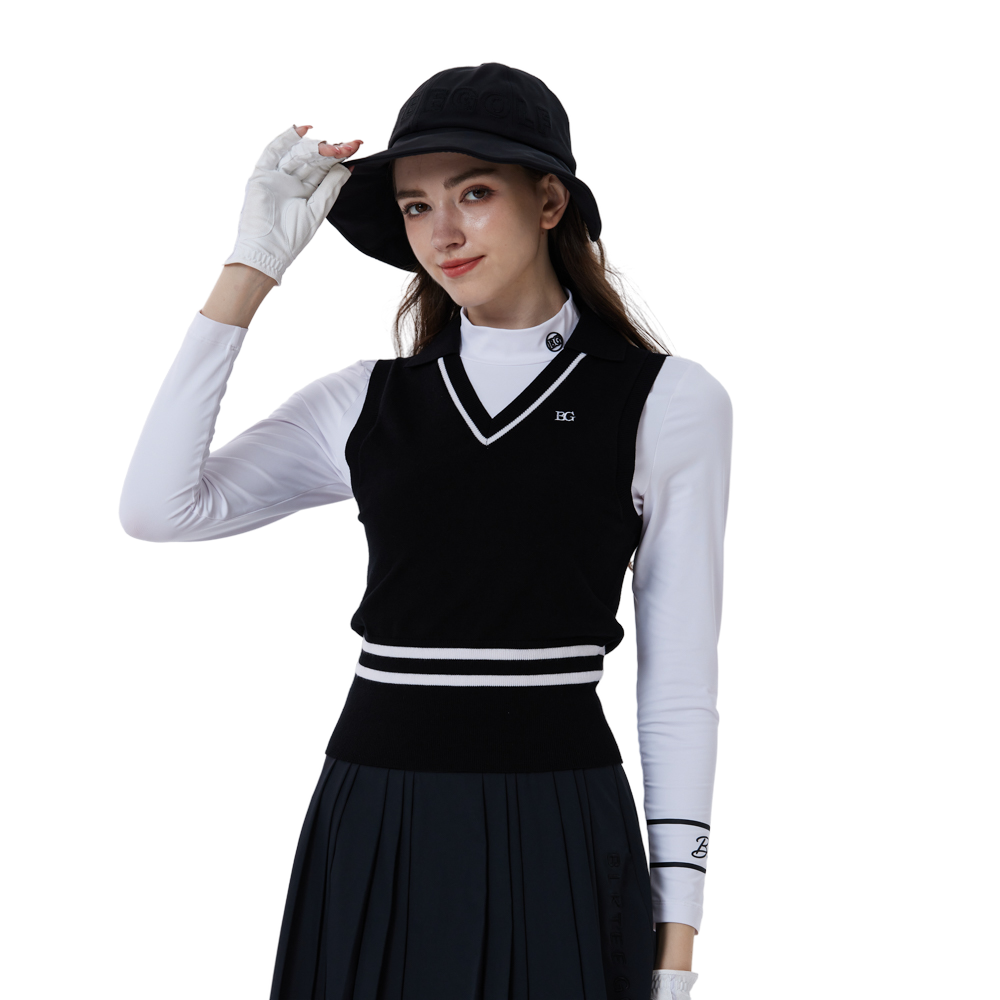 大帽簷女士漁夫帽 (黑)