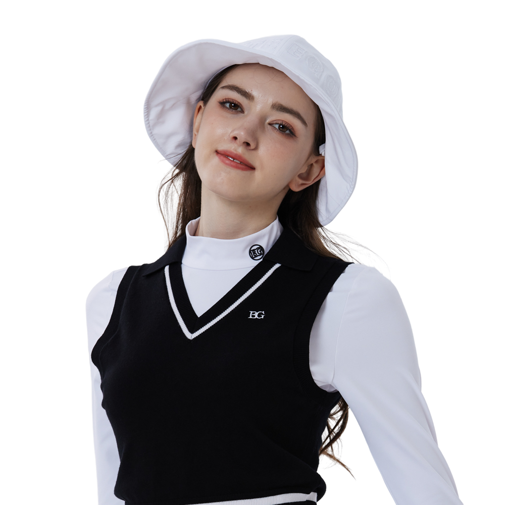 大帽簷女士漁夫帽 (白)