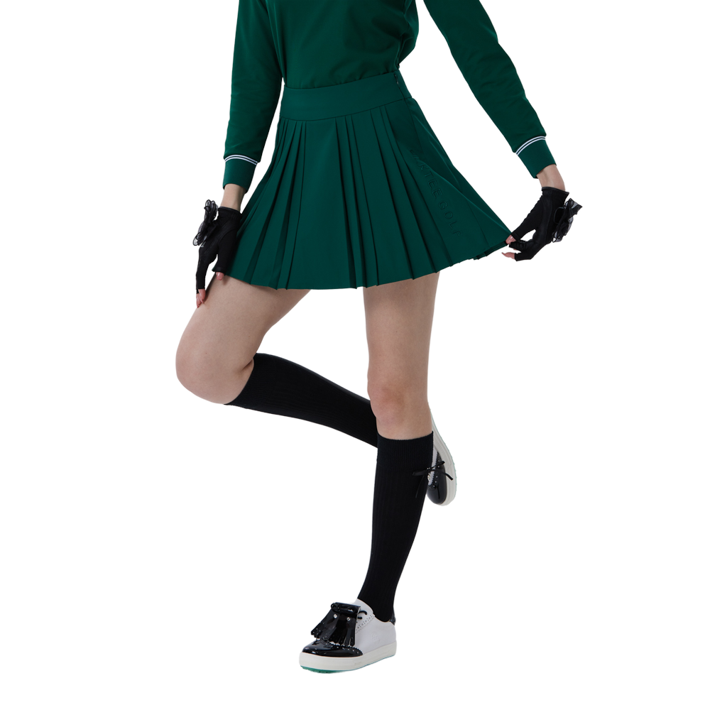女高爾夫緞帶長筒襪