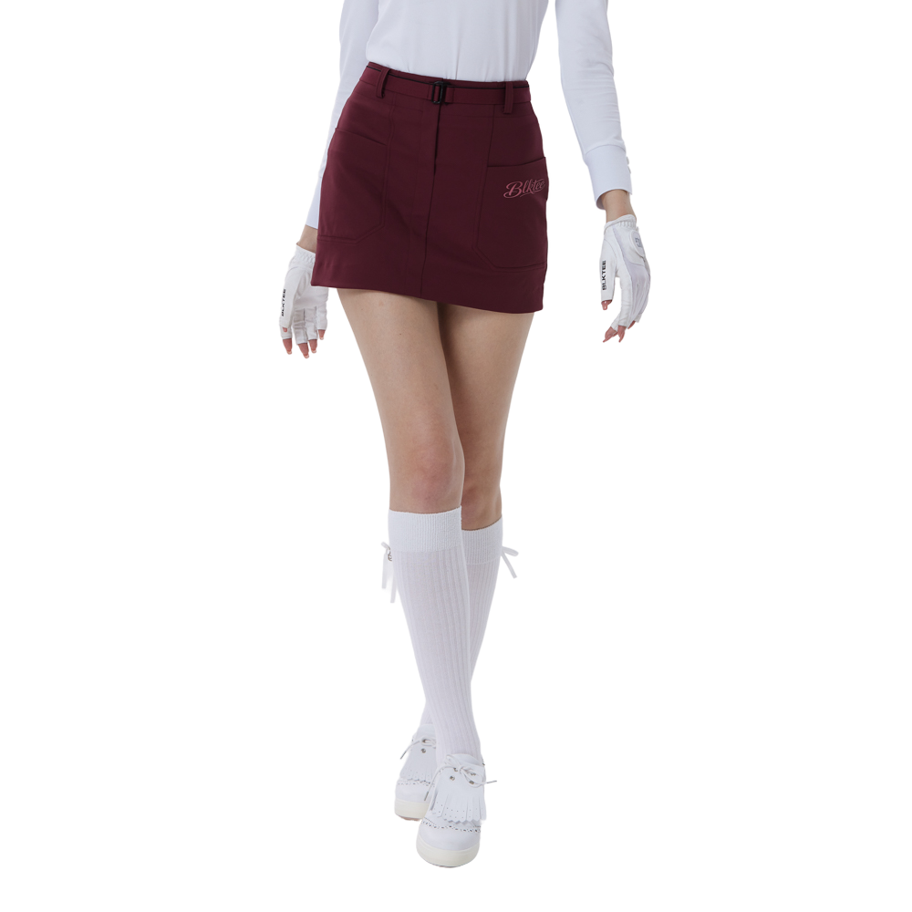 女高爾夫緞帶長筒襪