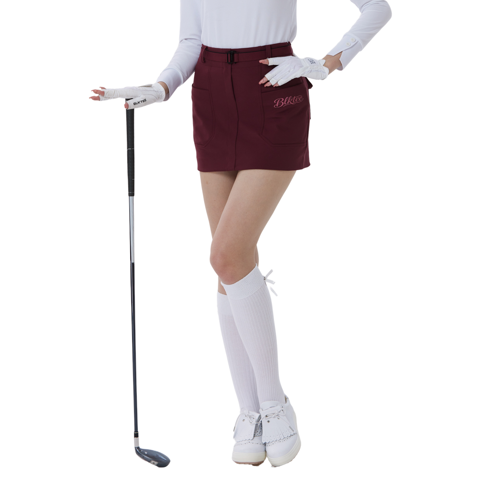 女高爾夫緞帶長筒襪