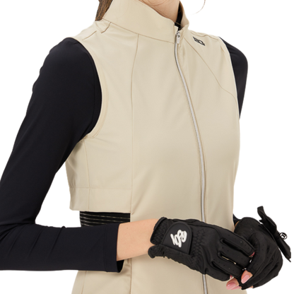 BLKTEE Windproof Women's Vest (Light Khaki)