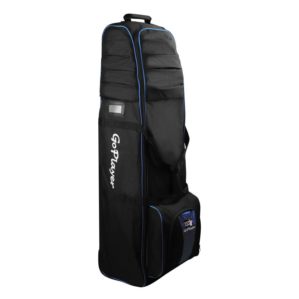 GoPlayer travel bag with wheels (black with blue)