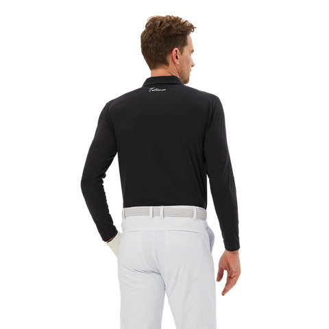 TEETIMES high-elastic nubuck? Quick-drying men's long sleeves (black)